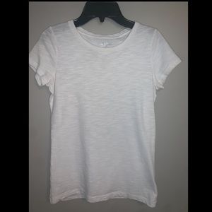 Cat and Jack plain white t shirt
